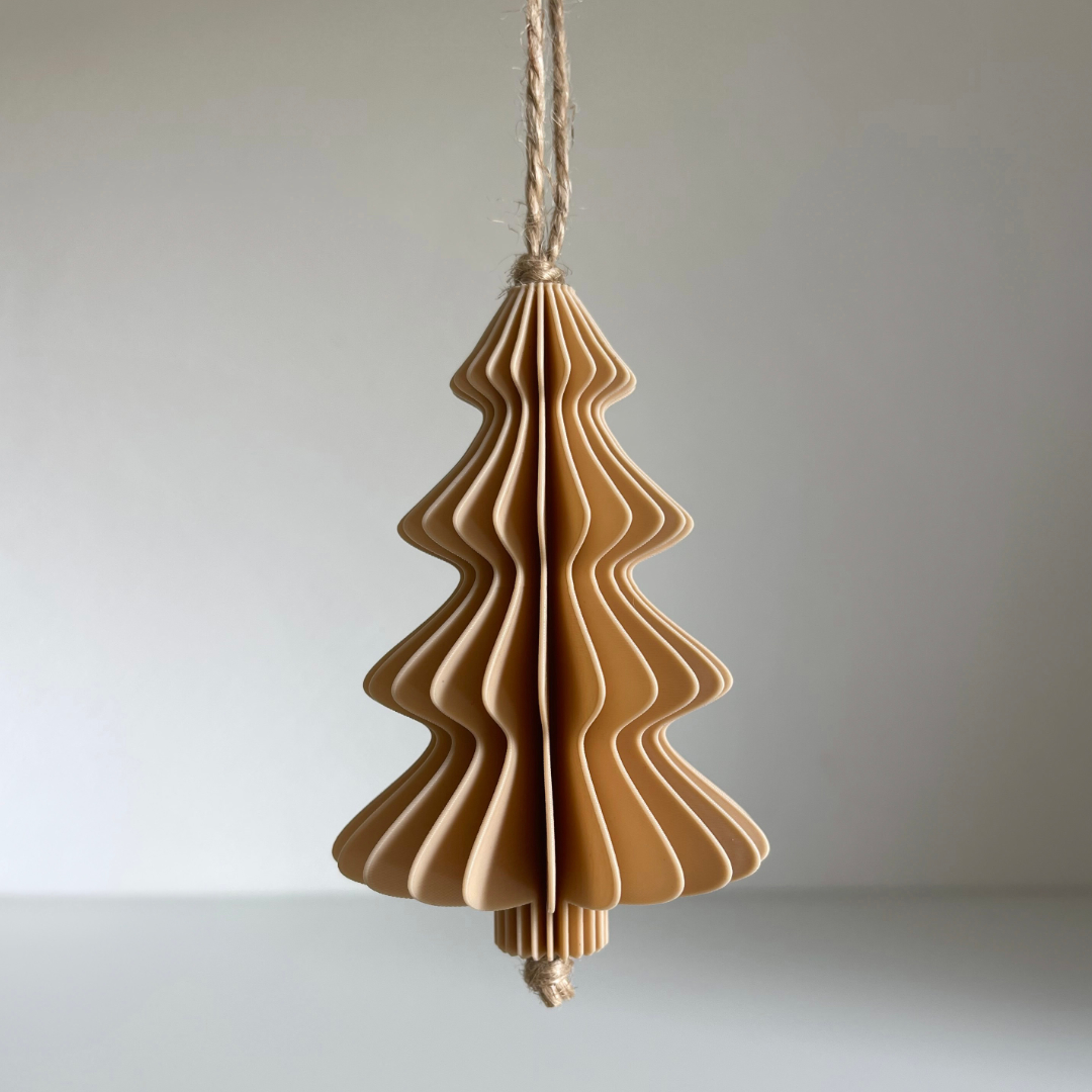Weihnachtskugel-Set Beige – Bild 7