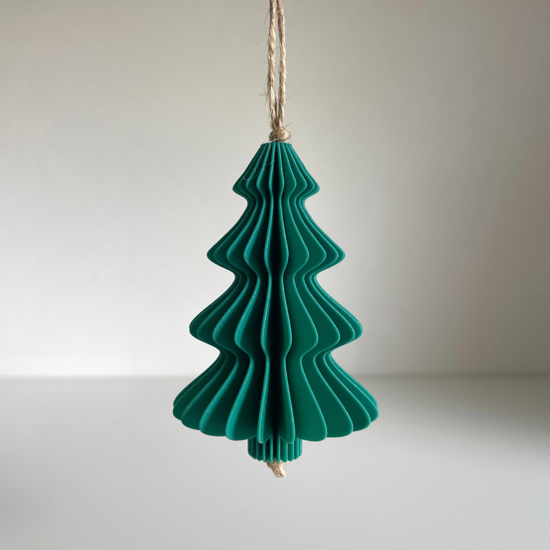 Weihnachtskugel-Set Grün-Glitzer – Bild 7