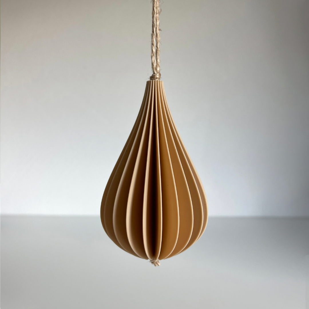 Weihnachtskugel-Set Beige – Bild 6